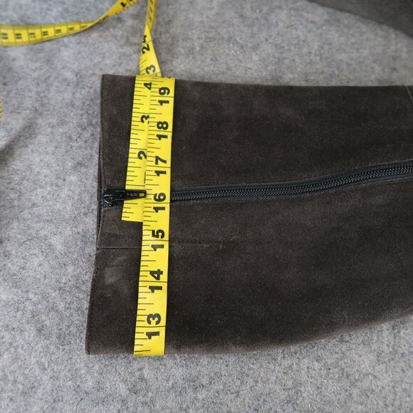 Gabor Shoes Womens 10 Wedge Boots Suede Knee High Zip Fashion Rinkata Patchwork - Picture 15 of 16